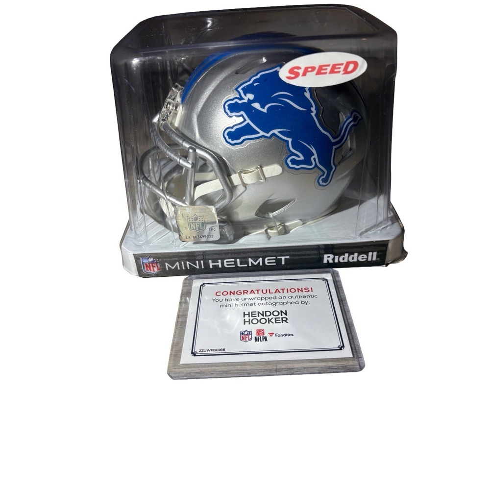 Hendon Hooker Riddell Speed Autographed Mini Helmet/ One Pride Inscribed 4/5 - Picture 5 of 6
